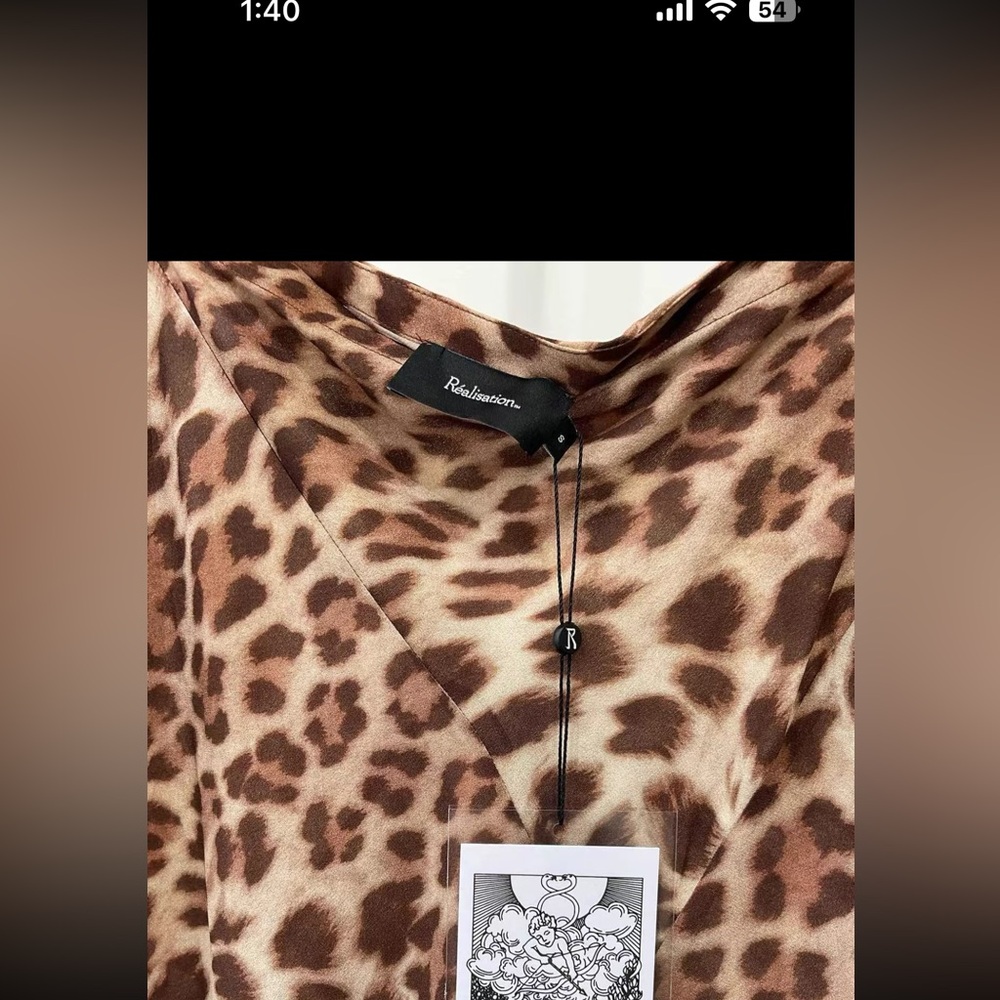 Realisation The Pixie In Wild Leopard Print Maxi … - image 8